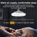 Black Remote LED Ceiling Fan Light with Aromatherapy Slot and Removable E27 Base Socket -  Timer & Dimmable & 3-Speed & 3-Color Temperature Adjustable