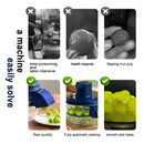 Blue Automatic Grape Peeler Machine - High-Efficiency & Mess-Free, Electric Fruit Skin Remover for Home Fruit-Lover & Commercial Tea Shops