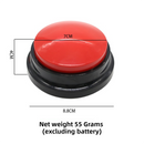 4-Pack Durable Dog-Talking Buttons & Recordable Voice Boxes - Interactive Vibrant Colors Speech Training Toy