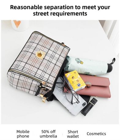 Green Large Capacity PU Leather Women's Handbag & Shoulder Bag - Elegant Multi-Pocket Commuter Satchel for 12