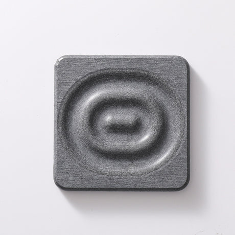 6-Pack Dark Grey Instant Dry Diatomite Square Coaster Tray(10x10CM) - Ultra-Absorbent Bathroom Sink Caddy & Cup Mat