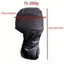 Heavy-Duty Full Marine Engine Coverage for 15-20HP - Waterproof & UV Resistant All-Weather Boat Engine Protector