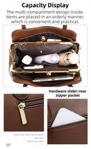 White Women's Premium Wear-Resistant Leather Shoulder Bag - Vintage Frame Kiss-Lock Handbag & Crossbody Satchel