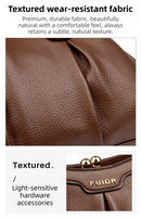 Wine Red Women's Premium Wear-Resistant Leather Shoulder Bag - Vintage Frame Kiss-Lock Handbag & Crossbody Satchel
