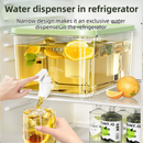 5L Compact Fridge-Ready Cold Drink Dispenser with Spigot, Timer and Infuser Filter - Food-Grade PP & Heat Resistant Fruit Tea Tank