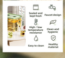 5L Compact Fridge-Ready Cold Drink Dispenser with Spigot, Timer and Infuser Filter - Food-Grade PP & Heat Resistant Fruit Tea Tank