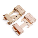 Men's Fashionable Z Style Sliver Automatic Buckle Sleek Business Suit Belt - Adjustable No-Hole Waistband (3.5cm Width & 120cm Length)