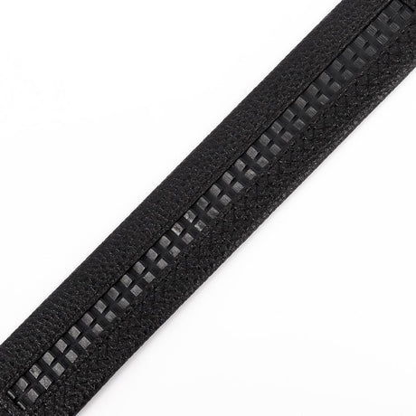 Men's Fashionable Z Style Sliver Automatic Buckle Sleek Business Suit Belt - Adjustable No-Hole Waistband (3.5cm Width & 120cm Length)