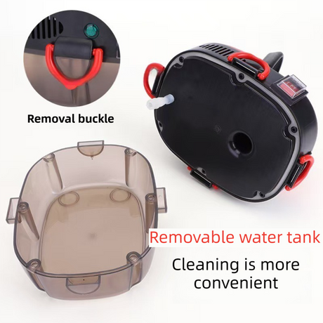 Red Portable High-Pressure Steam Cleaner with 1000ml Tank & 7-Piece Pro Brushes/Spray Nozzle Kit - 131°C High-Temp Deep Cleaning Machine for Kitchen Grease and Home Sanitization