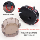 White Portable High-Pressure Steam Cleaner with 1000ml Tank & 7-Piece Pro Brushes/Spray Nozzle Kit - 131°C High-Temp Deep Cleaning Machine for Kitchen Grease and Home Sanitization
