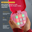 2 Pack Orange  AI Tic-Tac-Toe Handheld Game Electronic Logic Training Machine with 9 Game Modes and Light-up Buttons for Kids Age 3+ Australian Home Travel