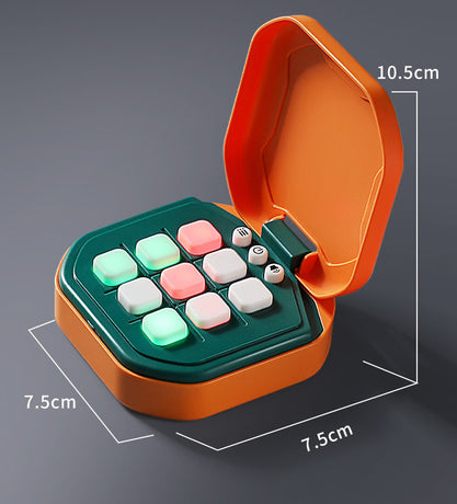 2 Pack Red AI Tic-Tac-Toe Handheld Game Electronic Logic Training Machine with 9 Game Modes and Light-up Buttons for Kids Age 3+ Australian Home Travel