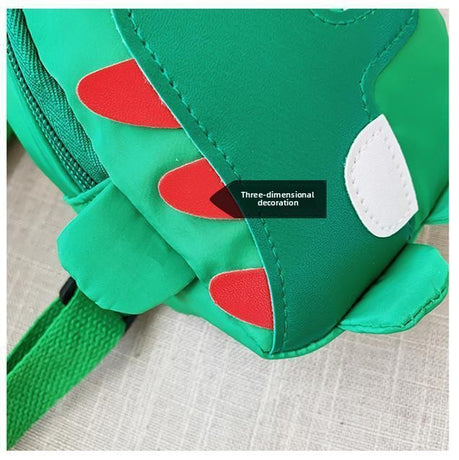 Yellow Kids Cartoon Dinosaur Chest Bag Cute Lightweight Nylon Crossbody Shoulder Pack for Toddlers Outings and Travel New Arrival Gift