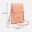 Green Touch Screen Crossbody Phone Bag for Women Small Shoulder Purse with Dual Zippers and Card Slots Compact Travel Pouch Australian Lifestyle