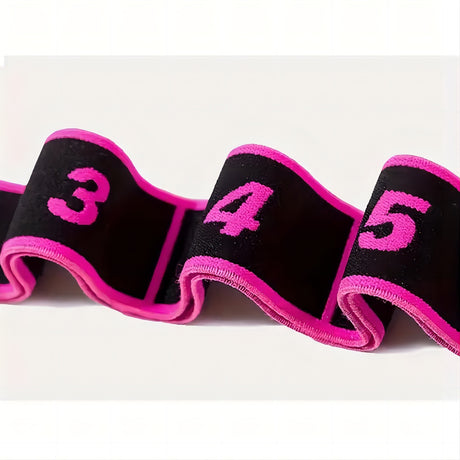 Red 3 Pack Multi-Loop Yoga Stretching Strap with Numbered Sections 90cm Elastic Resistance Band for Dance Pilates Body Sculpting Australian Fitness Gear