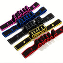 Purple 3 Pack Multi-Loop Yoga Stretching Strap with Numbered Sections 90cm Elastic Resistance Band for Dance Pilates Body Sculpting Australian Fitness Gear