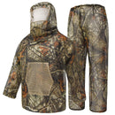 Legendary Ancient Tree Camouflage 2.0 Camouflage Mosquito Repellent Suit Ultra-Fine Mesh Hooded Ghillie Suit for Outdoor Hunting Camping Fishing and Beekeeping(XL/XXL)