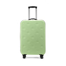 Green 20 Inch Foldable Carry-on Suitcase with 360 Spinner Wheels and Combination Lock, Lightweight Space Saving Hard Shell Luggage for Australian Travel