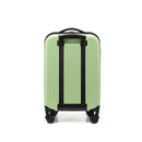 Orange 20 Inch Foldable Carry-on Suitcase with 360 Spinner Wheels and Combination Lock, Lightweight Space Saving Hard Shell Luggage for Australian Travel