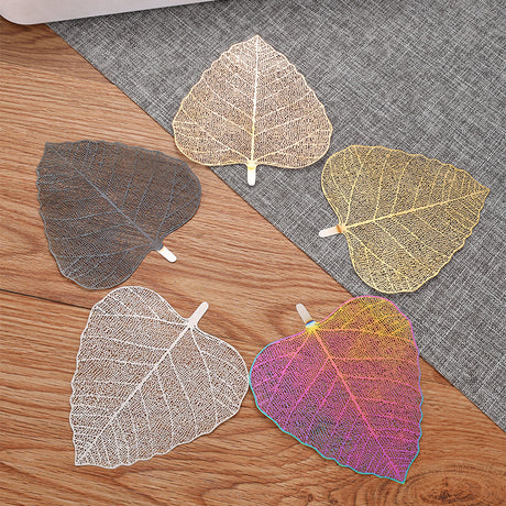 5-PCS Rose gold 304 Stainless Steel Bodhi Leaf Tea Strainer Creative Fine Mesh Tea Filter Infuser for Loose Leaf Tea Australian Home Tea Set Accessory
