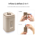 Mini 3-in-1 Portable Camping Air Pump and Lantern 1200mAh Rechargeable Electric Pump with 5 Nozzles for Australian Outdoor Camping and Hiking