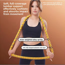 Blue Weighted Soft Spring Hula Hoop with Silent Alloy Interior and Polyester Wrap for Home Gym Full Body Fitness and Abdominal Training Solution