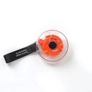 2-PCS Orange Compact Retractable Shopping Bag with Durable Nylon and ABS Plastic Disc Design for Everyday Use Local Standard Fit