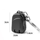 Small backpack style gun black Compact Folding Nail Clippers with Stainless Steel Blade and Keychain Design for Daily Use Local Standard Fit