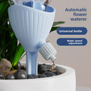 5-PCS Blue Automatic Plant Watering Spikes with Adjustable Flow Control Universal Fit 5 Pack for Indoor and Outdoor Potted Plants Reliable Gardening Solution for Local Homes