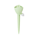 5-PCS Green Automatic Plant Watering Spikes with Adjustable Flow Control Universal Fit 5 Pack for Indoor and Outdoor Potted Plants Reliable Gardening Solution for Local Homes