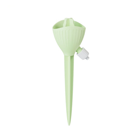 5-PCS Green Automatic Plant Watering Spikes with Adjustable Flow Control Universal Fit 5 Pack for Indoor and Outdoor Potted Plants Reliable Gardening Solution for Local Homes