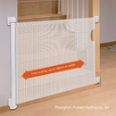 Black Retractable Baby Safety Gate and Pet Barrier Extra Wide 300cm for Stairs and Doorways No Drill Mesh In-Home Protection Solution for Local Families