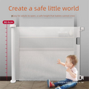 White Retractable Baby Safety Gate and Pet Barrier Extra Wide 300cm for Stairs and Doorways No Drill Mesh In-Home Protection Solution for Local Families