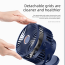 Green 10000mAh Portable Clip on Fan with 720 Degree Rotation 4 Speeds for Stroller Kitchen Office Desk Quiet Rechargeable Cooling Solution for Local Homes