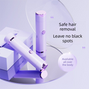 Purple Electric Hair Remover for Women 2-in-1 Dual Head Trimmer and Shaver with Ceramic Blades IPX7 Waterproof for Painless Full Body and Bikini Grooming