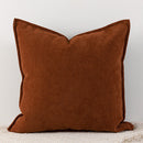 Caramel colour Nordic Herringbone Chenille Pillowcases 2 Pack 45x45cm for Sofa and Bed Soft Decorative Cushion Covers No Inserts Included Local Standard Fit Home Styling