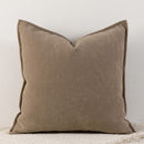 Coffee brown Nordic Herringbone Chenille Pillowcases 2 Pack 45x45cm for Sofa and Bed Soft Decorative Cushion Covers No Inserts Included Local Standard Fit Home Styling