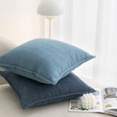 Mint chocolate Nordic Herringbone Chenille Pillowcases 2 Pack 45x45cm for Sofa and Bed Soft Decorative Cushion Covers No Inserts Included Local Standard Fit Home Styling