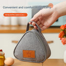 3-PCS Black Triangular Insulated Lunch Bag with Food-Grade Aluminum Lining for Heat Preservation and Freshness, Ideal for Meals, Snacks, Eggs, and Milk on the Go