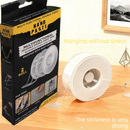 Multifunctional Reusable Nano Double-Sided Tape 2 Rolls with Dust Covers Heavy Duty Mounting Solution for Local Home and Office Organization
