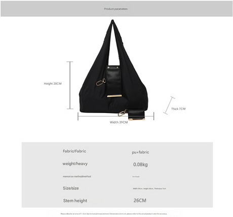 Pink Foldable Tote Bag with Built-In Storage Pouch – Compact Reusable Shopping Bag That Packs into Itself, Ideal for Daily Carry and Eco-Friendly Use