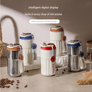 Red Smart Digital Insulated Coffee Mug with 316 Stainless Steel Inner Liner – Vacuum-Sealed Travel Tumbler with Temperature Display, USB-C Rechargeable, Leak-Proof Lid for Hot and Cold Beverages