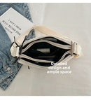 Casual Multi-Pocket Nylon Crossbody Bag Lightweight Shoulder Purse Waterproof Travel Messenger Bag Green