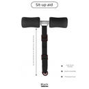 Portable Sit-Up Assistant Bar Door & Bed Anchor Core Trainer Adjustable Ab Workout Equipment Black