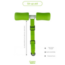 Portable Sit-Up Assistant Bar Door & Bed Anchor Core Trainer Adjustable Ab Workout Equipment Green