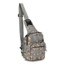 Tactical Sling Bag ACU Camo 600D Waterproof Crossbody Backpack MOLLE EDC Shoulder Pack for Hiking Camping