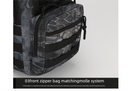 Tactical Sling Bag Black Python Camo 600D Waterproof Crossbody Backpack MOLLE EDC Shoulder Pack for Urban Outdoor