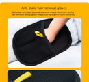 2 PCS Pet Hair Remover Mitt Reusable Static Lint Brush Glove for Cat & Dog Fur Cleaning Furniture Clothes & Bedding