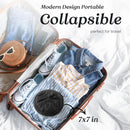 2 PCS Mesh Pop Up Laundry Hamper Collapsible Washing Basket with Side Pocket & Reinforced Handles Portable Dirty Clothes Bin for Dorm Travel & Toy Storage (Black & Grey)