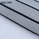 EVA Faux Teak Boat Flooring Sheet Marine Decking Mat Self Adhesive Non Slip Foam for Yacht Caravan & RV (Dark Grey & Black, 120cm x 30cm)